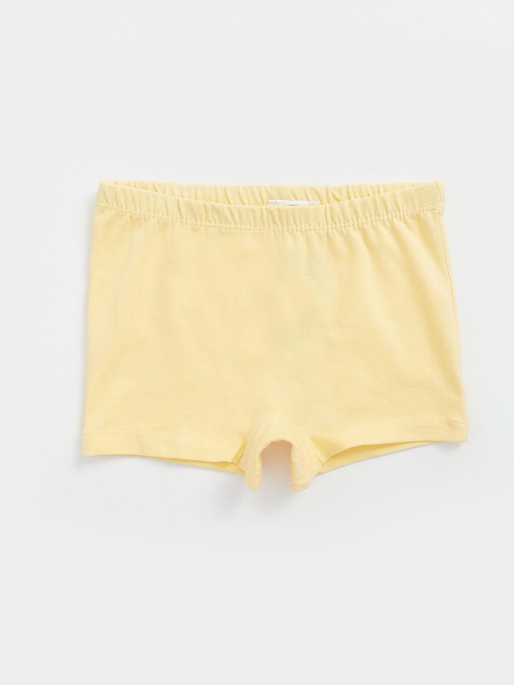 Sarı Beli Lastikli Basic Kız Bebek Boxer