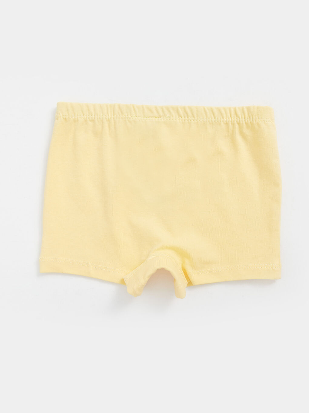 Sarı Beli Lastikli Basic Kız Bebek Boxer-1