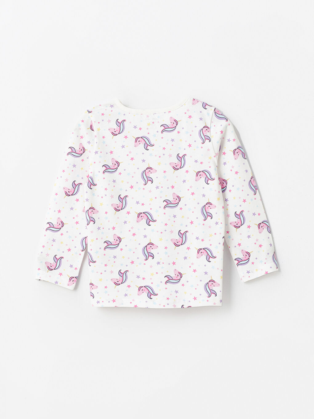 Crew Neck Long Sleeve Baby Girl Pajamas Set of 2 -S49895Z1-FDU