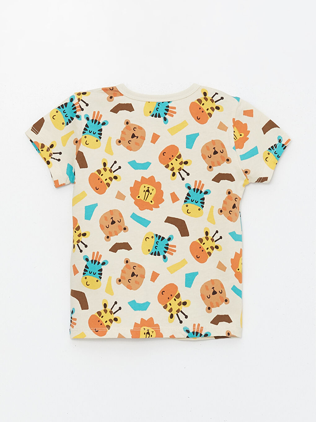 Crew Neck Short Sleeve Printed Baby Boy Shorts Pajama Set -S49923Z1-LQA
