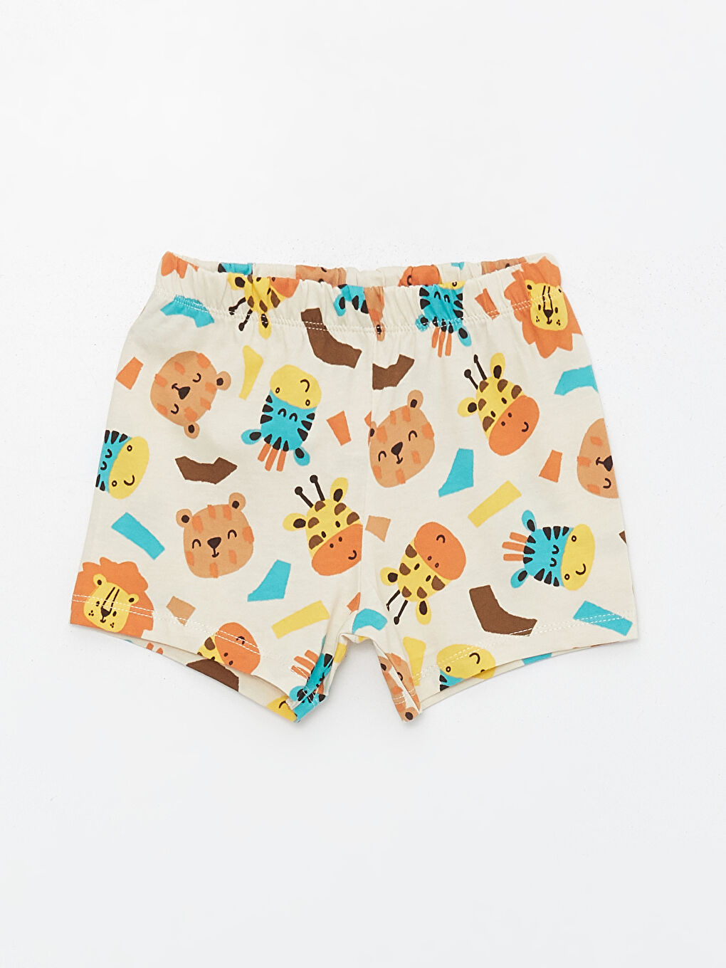 Crew Neck Short Sleeve Printed Baby Boy Shorts Pajama Set -S49923Z1-LQA