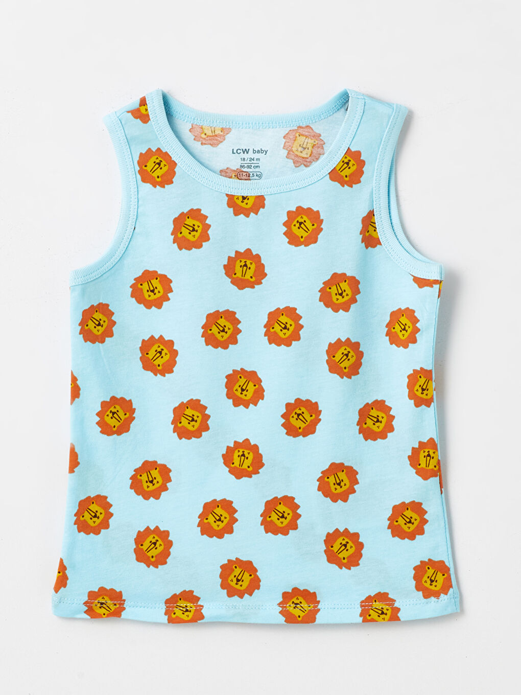 Комплект из 3-х майок для малышей мальчиков с круглым вырезом и принтом-2