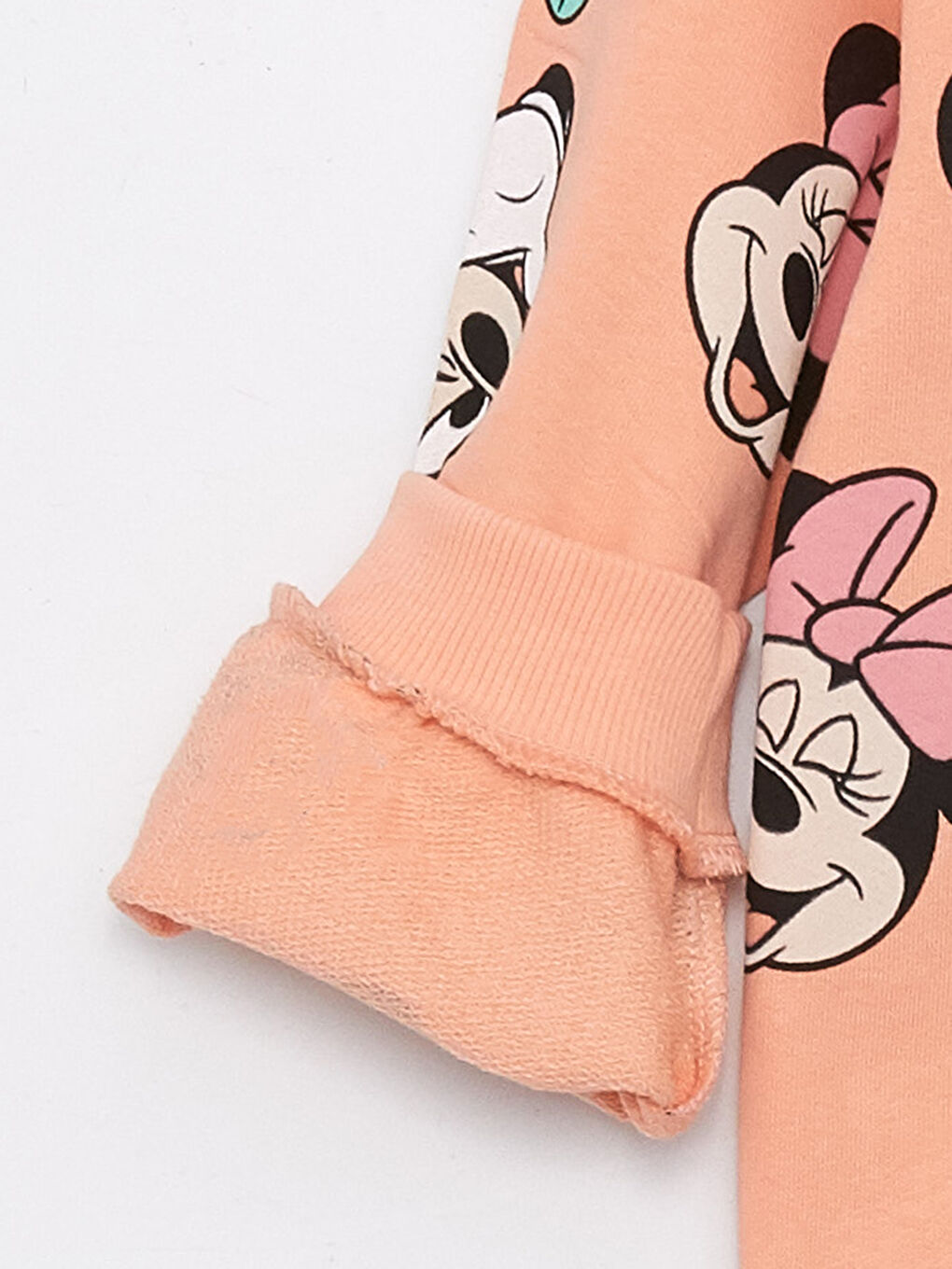 Crew Neck Long Sleeve Minnie Mouse Printed Baby Girls' Sweatshirt and Tights 2 Pack Set -S49974Z1-LSM