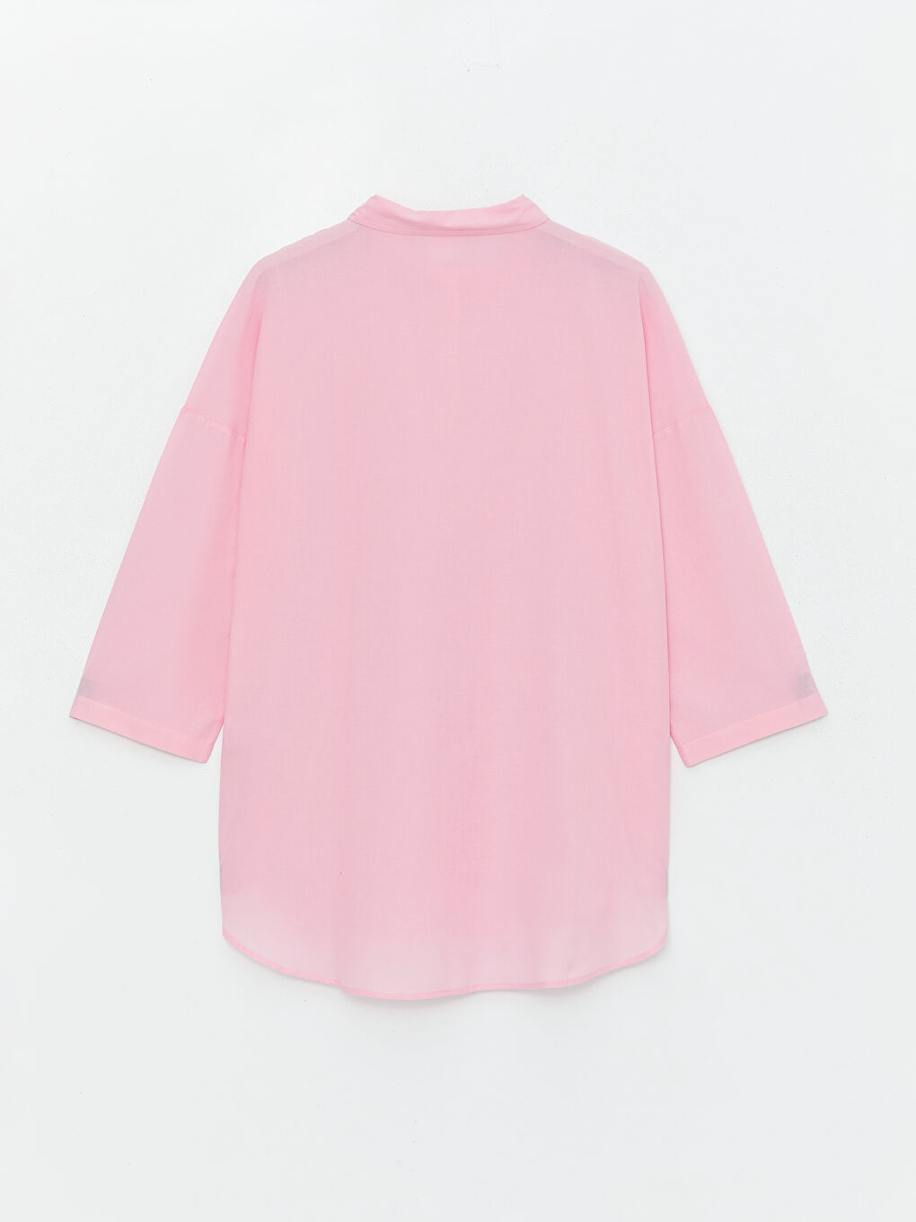 Shirt Collar Straight Long Sleeve Women's Beach Dress -S49979Z8-FGW
