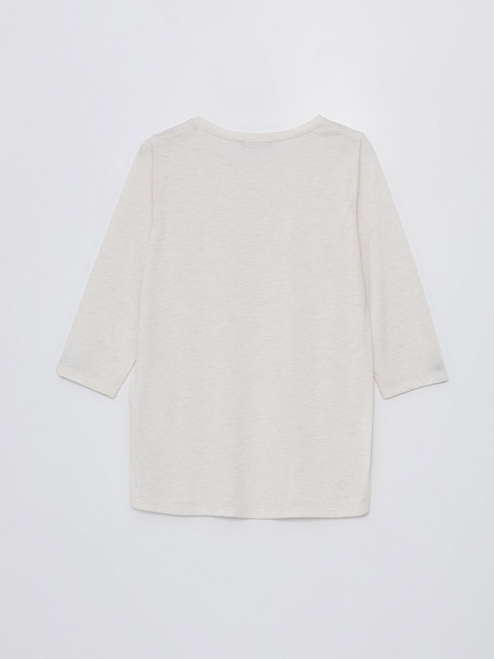 Crew Neck Printed Long Sleeve Women's T-shirt -S49994Z8-L8Q