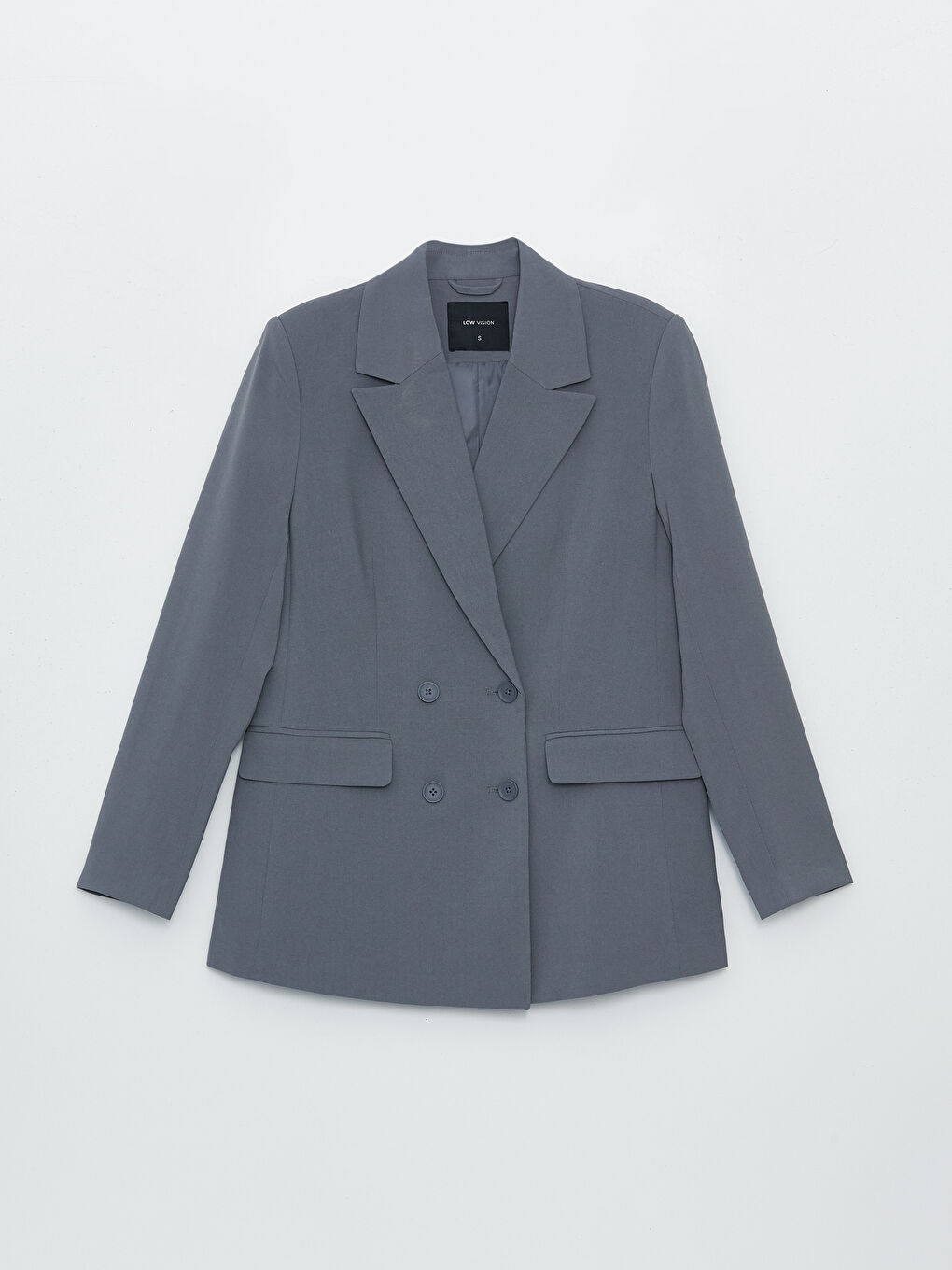 LCW Vision Plain Long Sleeve Women's Blazer Jacket -S4AA03Z8-VY2