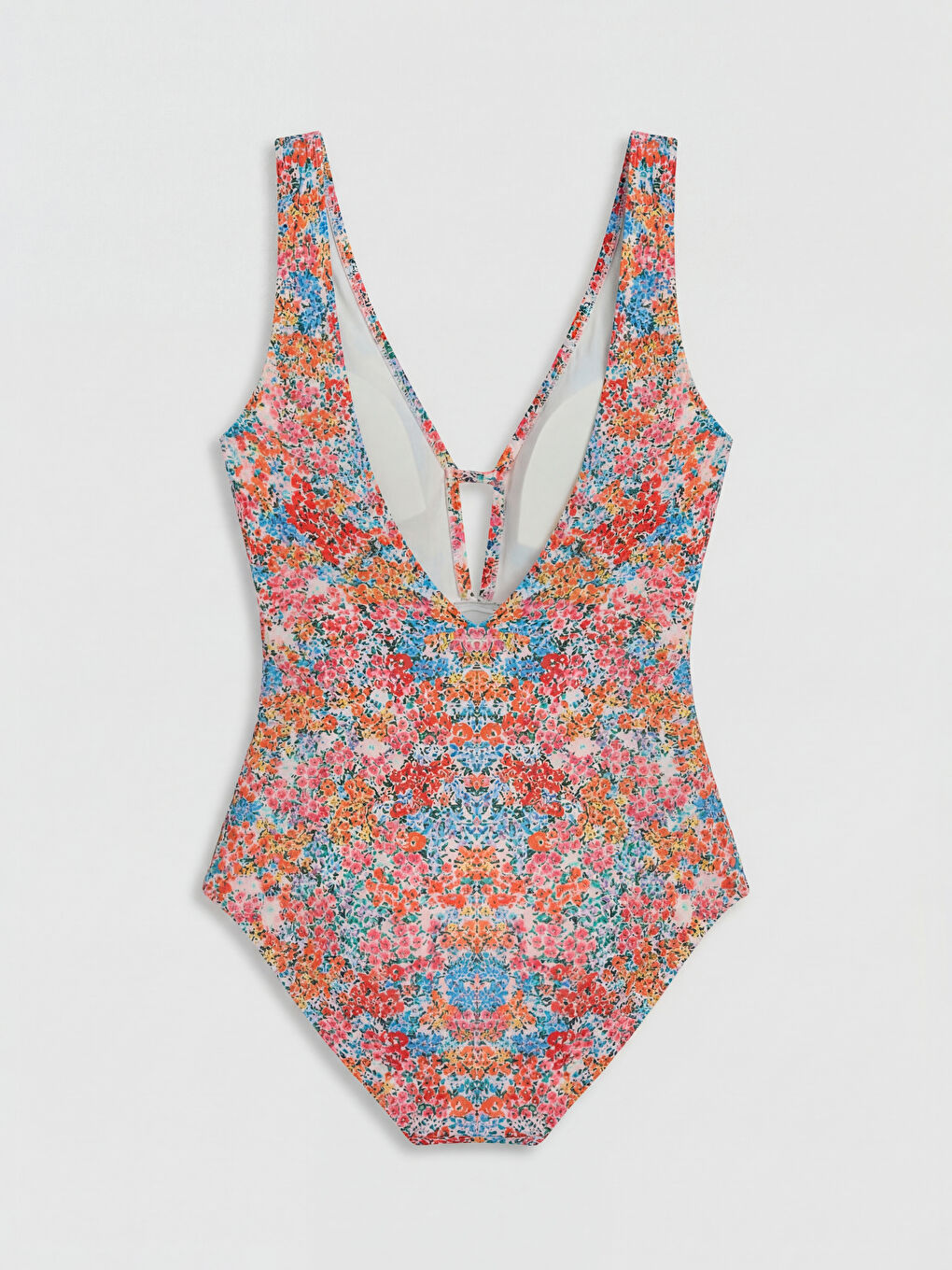 Karışık UV Korumalı Çiçekli Kadın Mayo-1