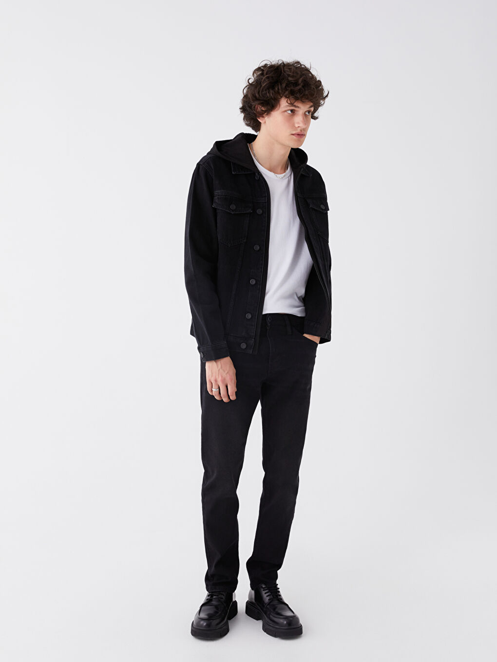 Standard Fit Men's Denim Jacket -S4AA45Z8-326