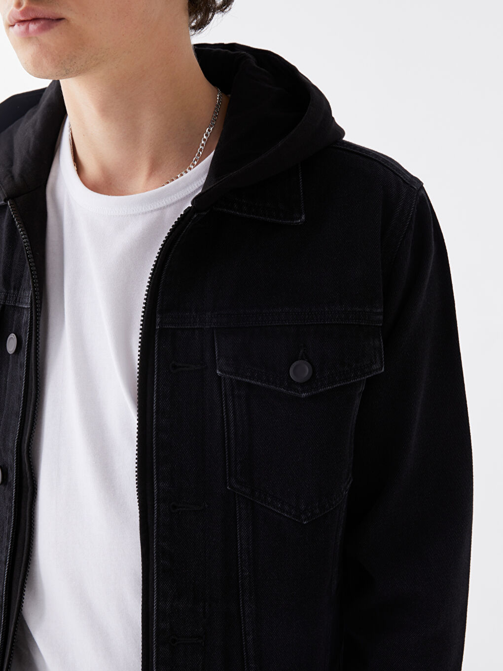 Standard Fit Men's Denim Jacket -S4AA45Z8-326