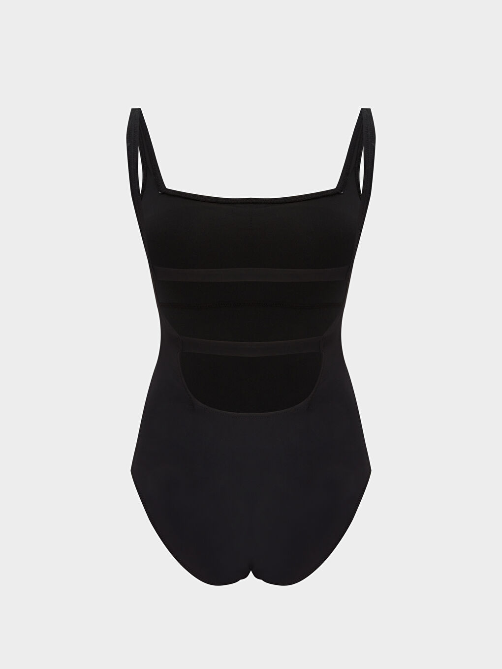 Maillot de bain Uni avec Rembourrage amovible pour Femmes-1