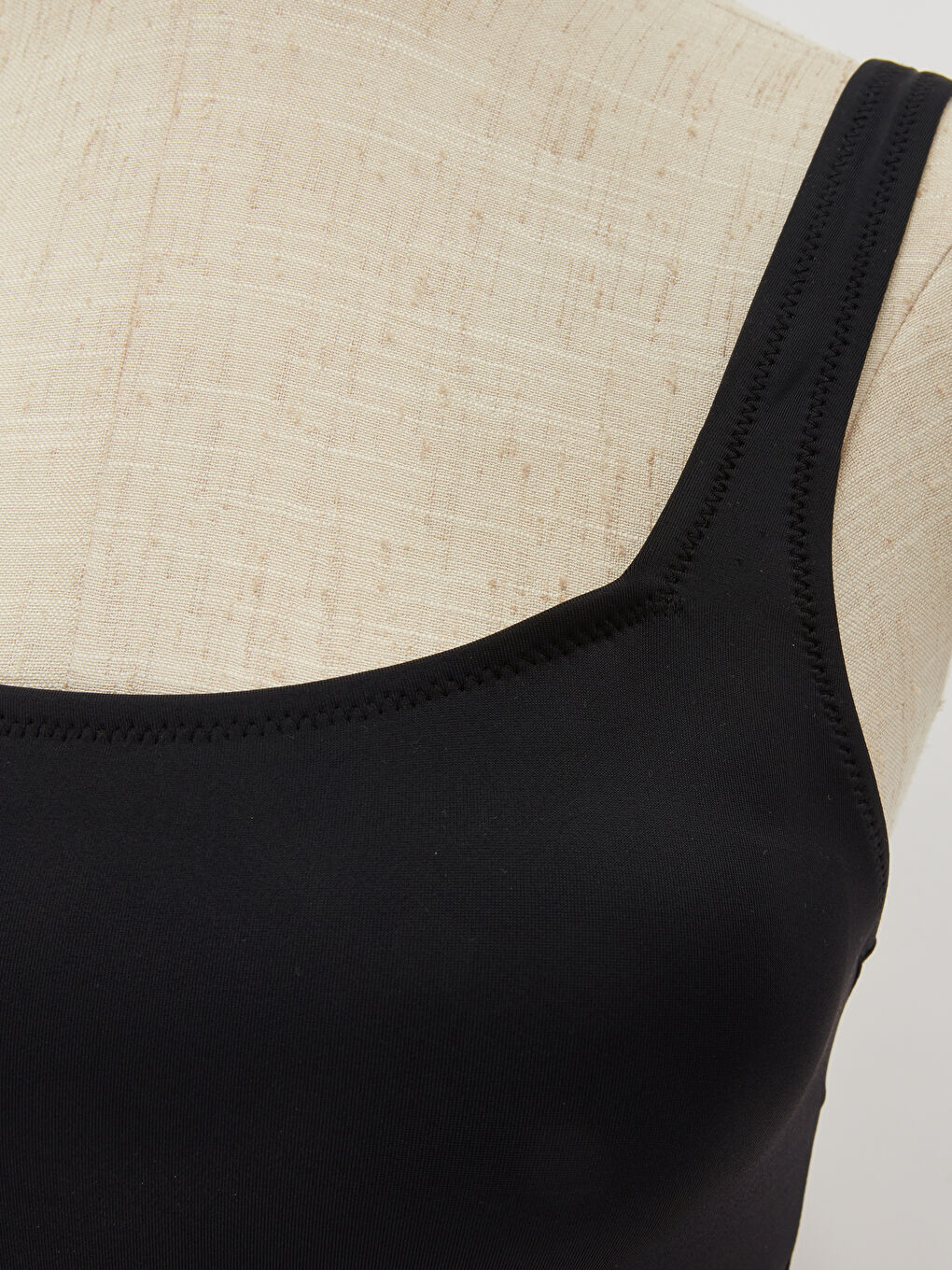 Maillot de bain Uni avec Rembourrage amovible pour Femmes-2