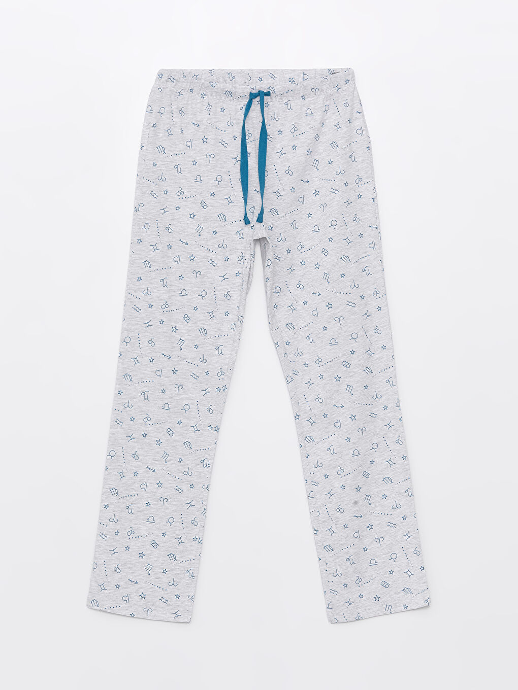 LCW DREAM Gri Beli Lastikli Baskılı Kadın Pijama Alt