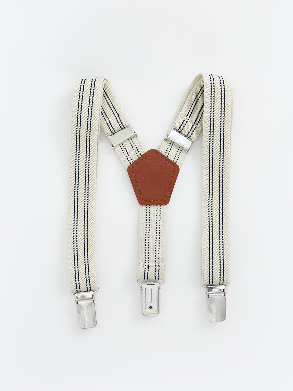 Ekru Erkek Bebek Pantolon Askısı