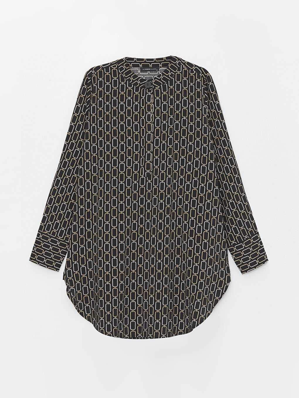 Crew Neck Patterned Oversize Women's Tunic -S4AB68Z8-LQJ