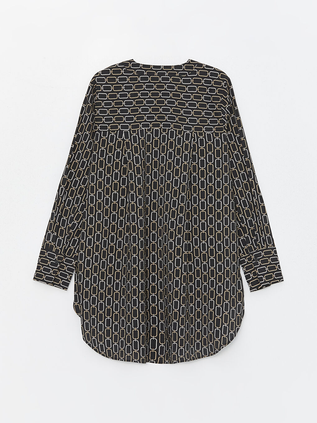Crew Neck Patterned Oversize Women's Tunic -S4AB68Z8-LQJ