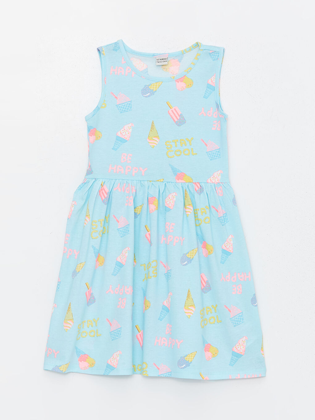 Crew Neck Girls' Dress -S4AB90Z4-LQQ