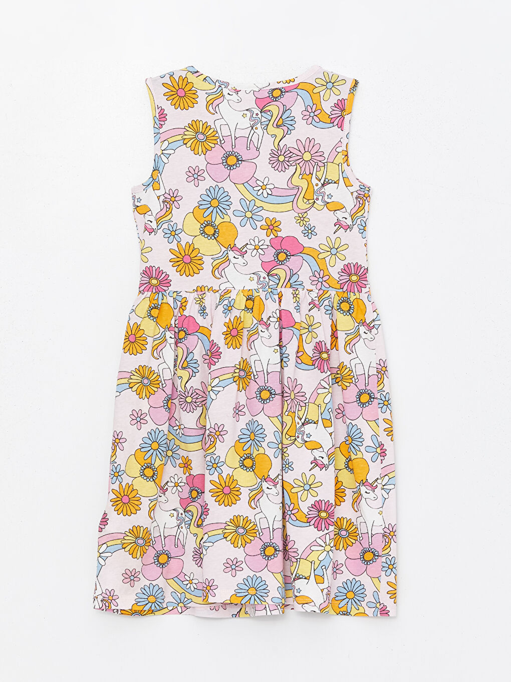 Crew Neck Girls' Dress -S4AB90Z4-LSZ