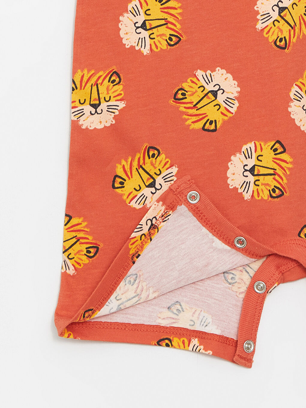 Crew Neck Printed Baby Boys' Jumpsuit 2 Pack-4