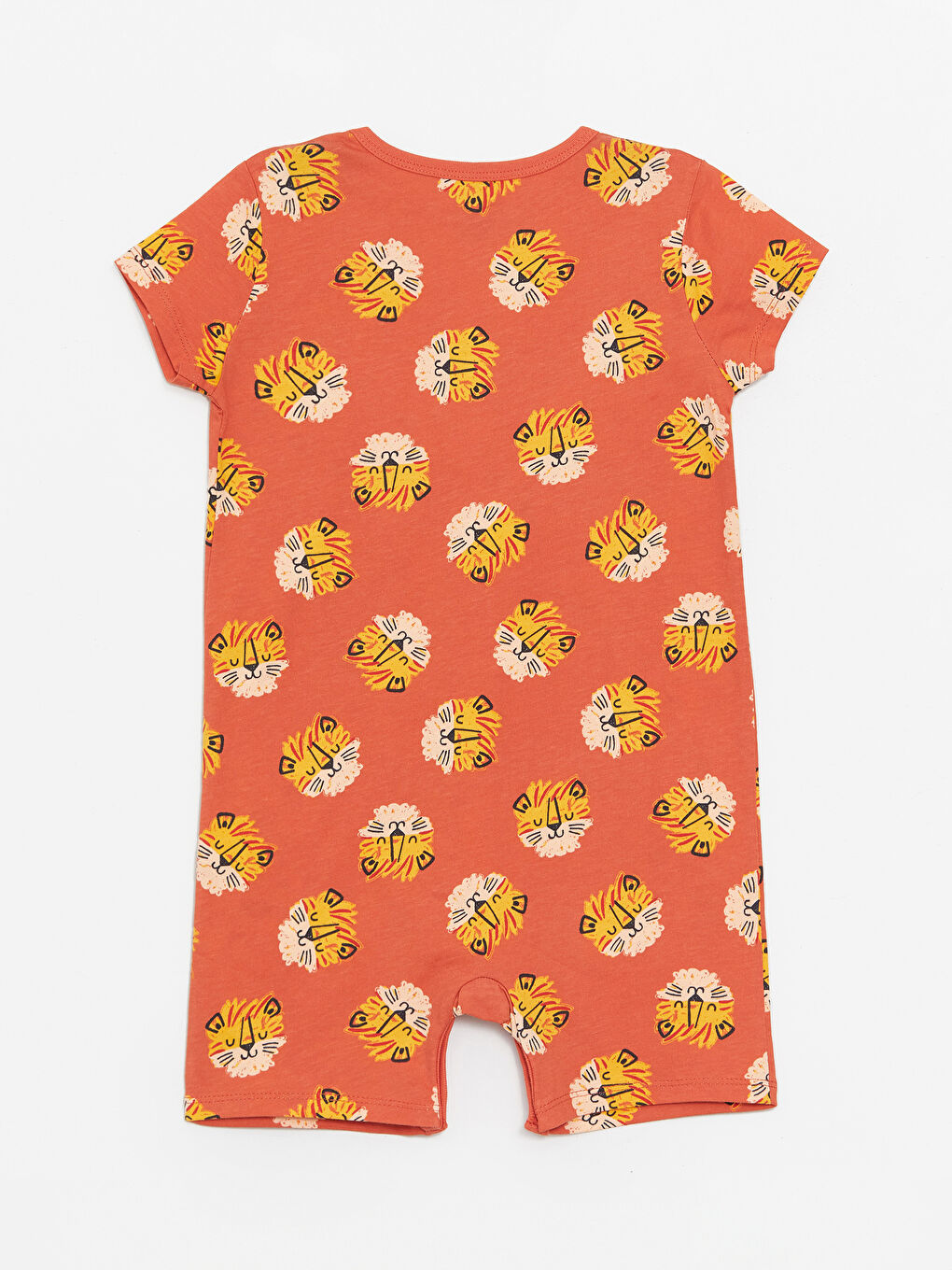 Crew Neck Printed Baby Boys' Jumpsuit 2 Pack-5