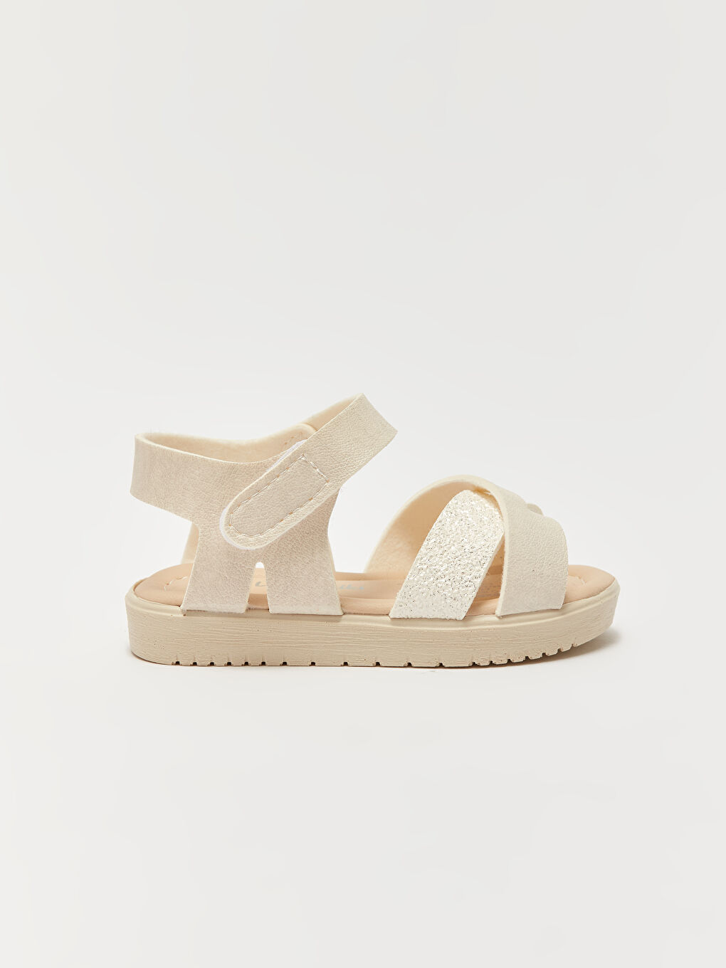 Hook and Loop Cross Band Baby Girl Sandals -S4AC55Z1-SGG