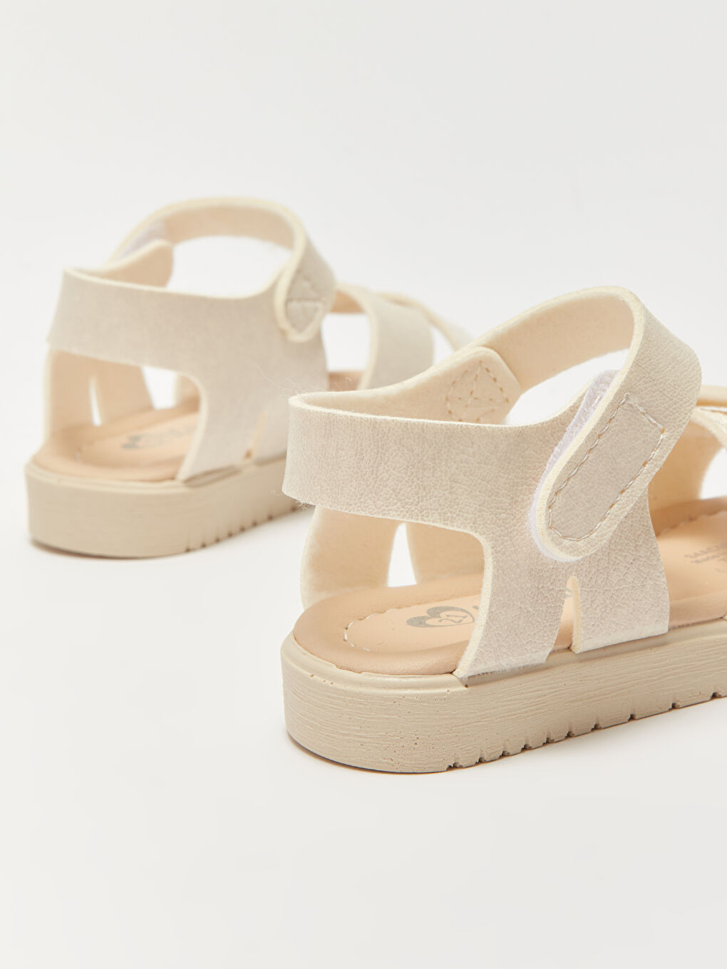 Hook and Loop Cross Band Baby Girl Sandals -S4AC55Z1-SGG