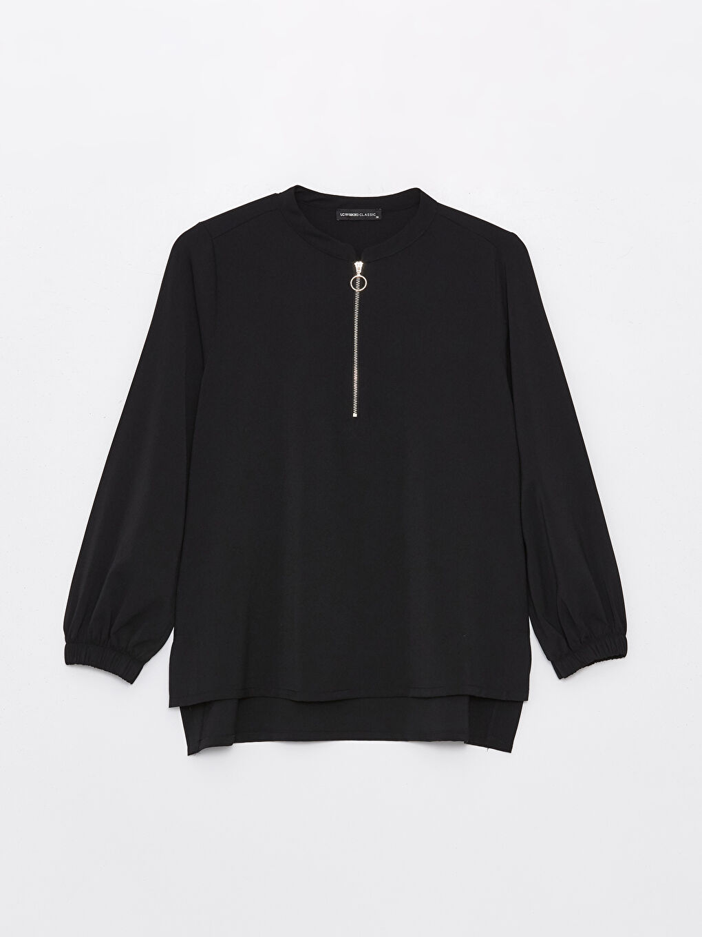 Crew Neck Regular Long Sleeve Women's Blouse -S4AC71Z8-CVL