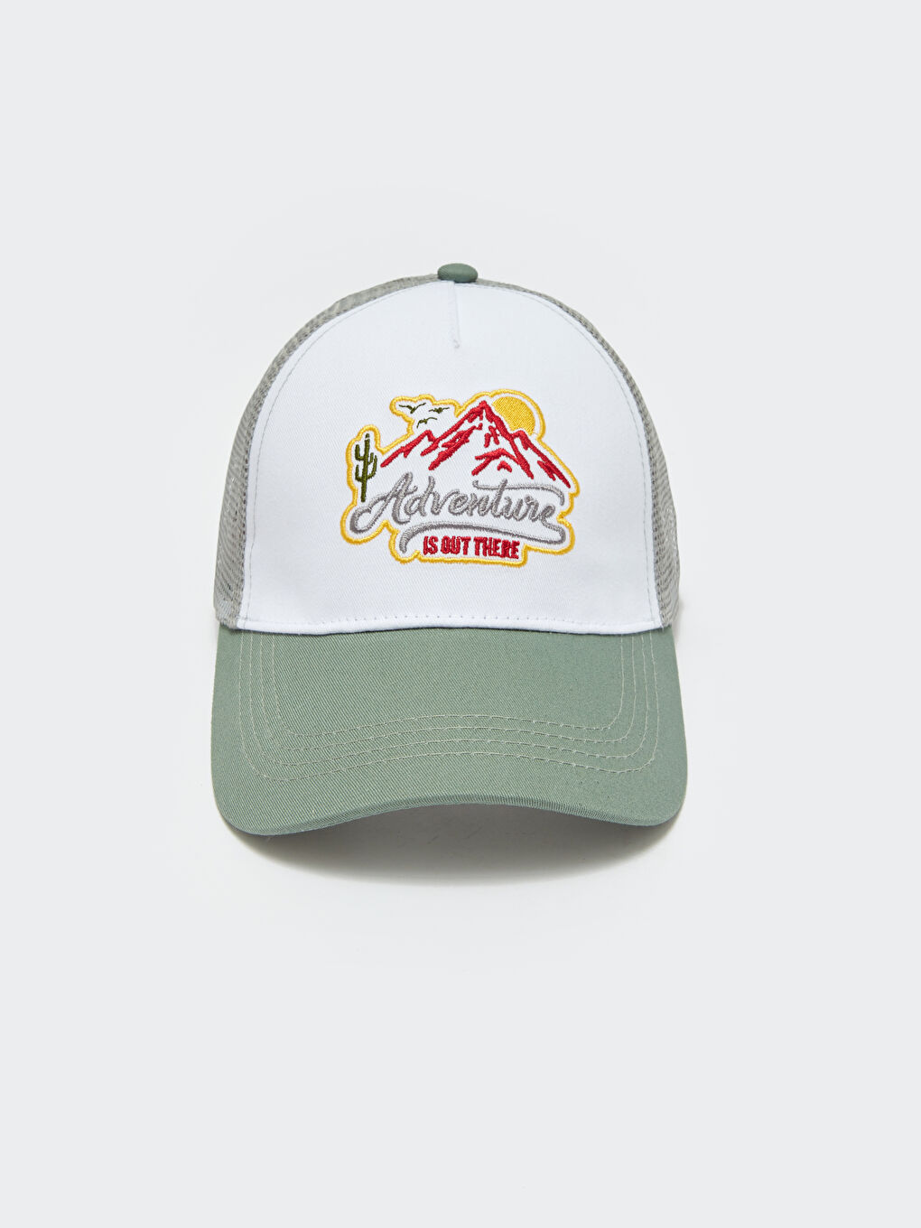 әйелдерге арналған кестеленген торлы кепка-3