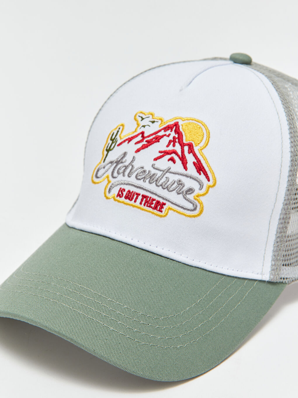 әйелдерге арналған кестеленген торлы кепка-4