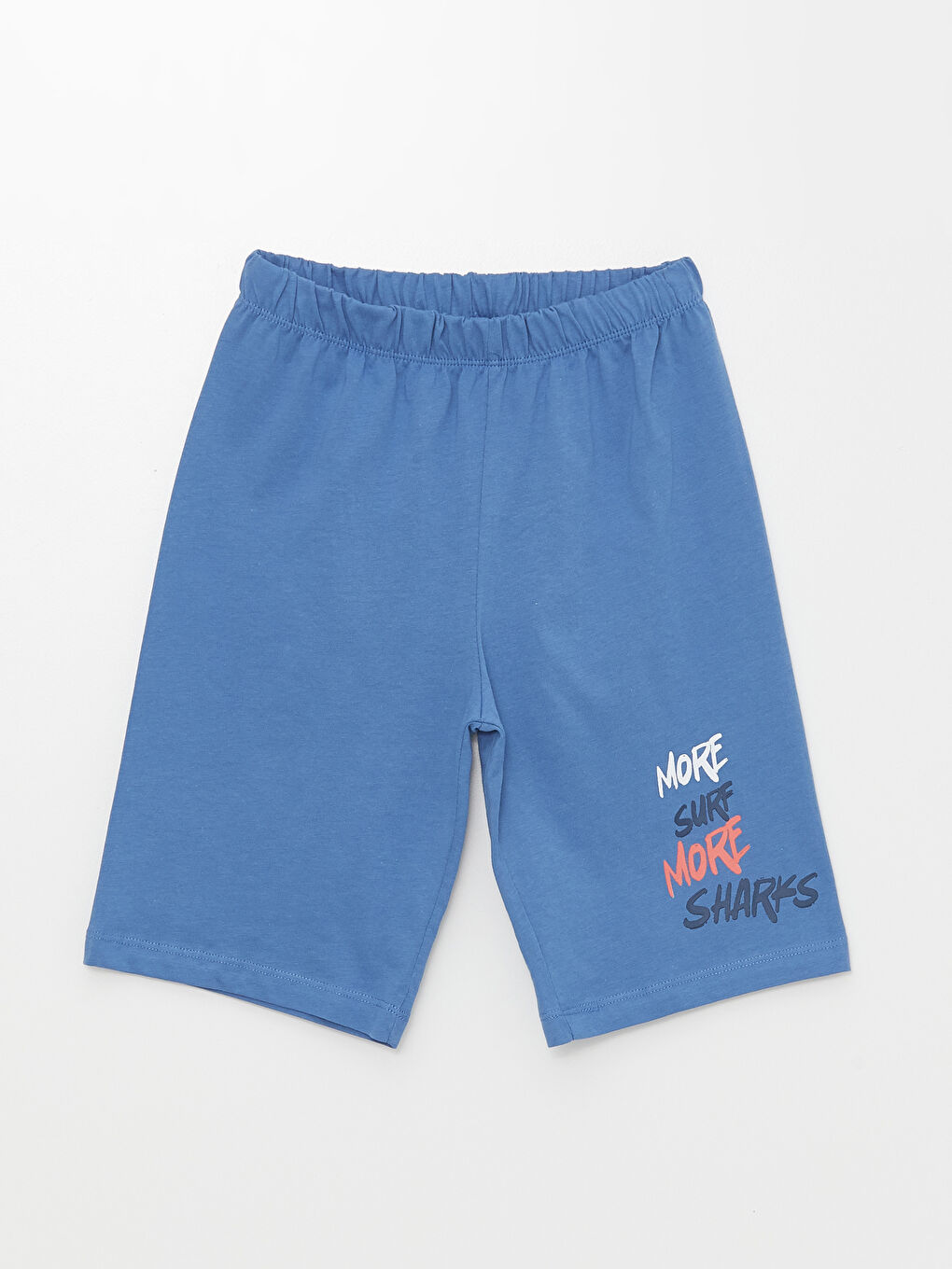 Crew Neck Printed Short Sleeve Boys' Shorts Pyjama Set -S4AC82Z4-H1G