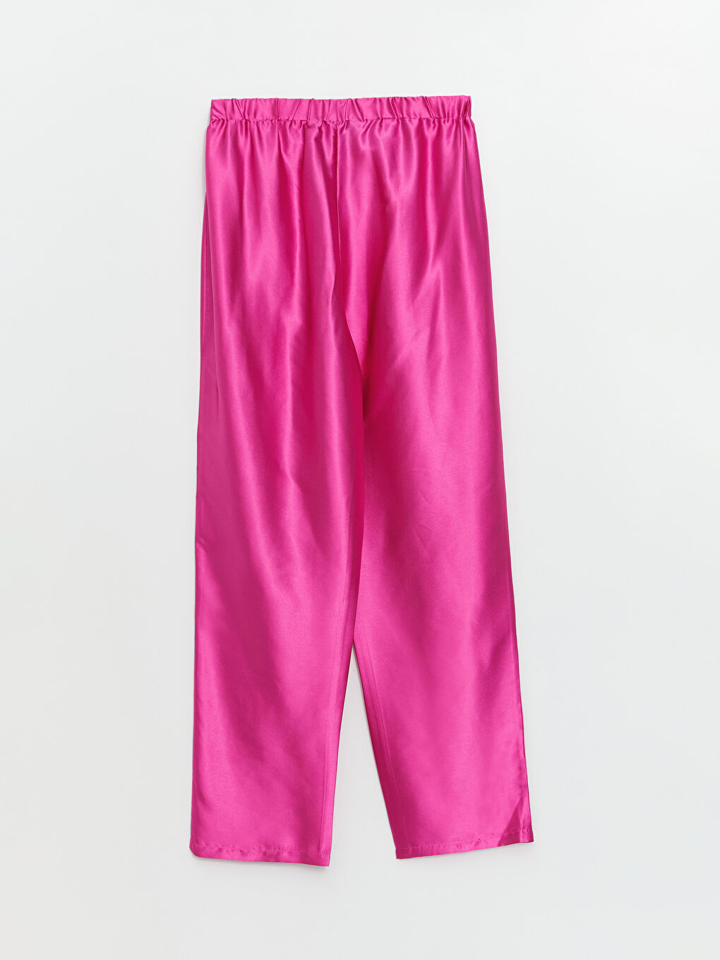 Әйелдерге арналған жағалы мойын өрнексіз қысқа жең сатин пижама жинағы-8