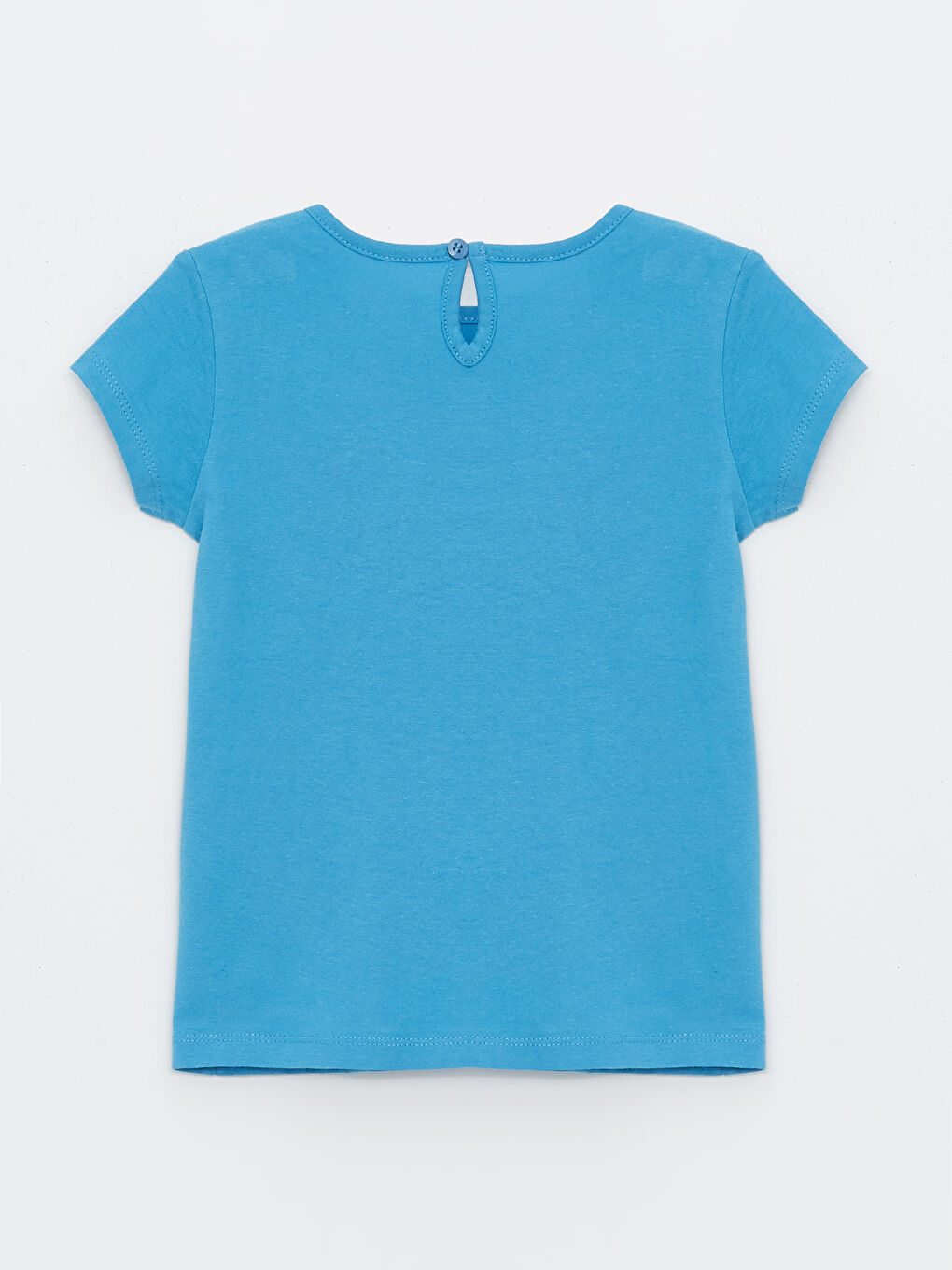 LCW ECO Crew Neck Printed Short Sleeve Baby Girls' T-Shirt -S4AD72Z1-VYF
