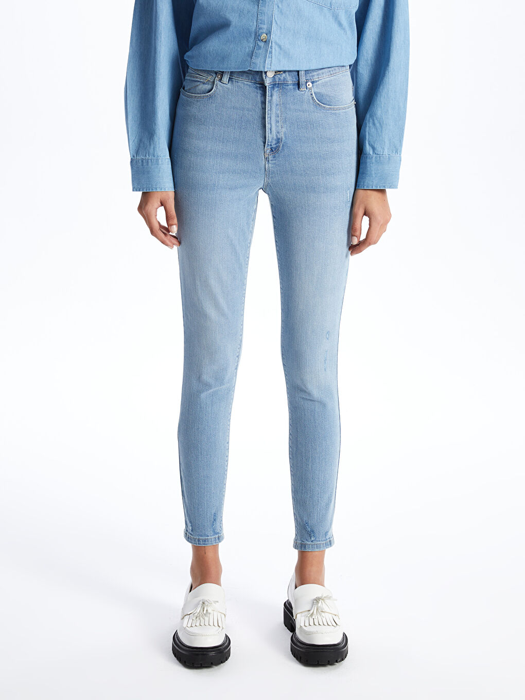 LC Waikiki Jupiter Ekstra Uske Ženske Farmerke -S4AD76Z8-311