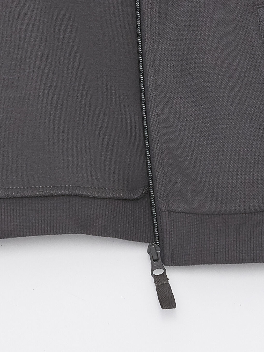 Crew Neck Basic Baby Boy Zipper Cardigan -S4AE06Z1-HEF
