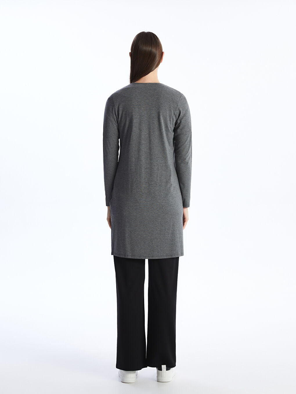 Shawl Collar Plain Long Sleeve Women's Cardigan -S4AE08Z8-D3A