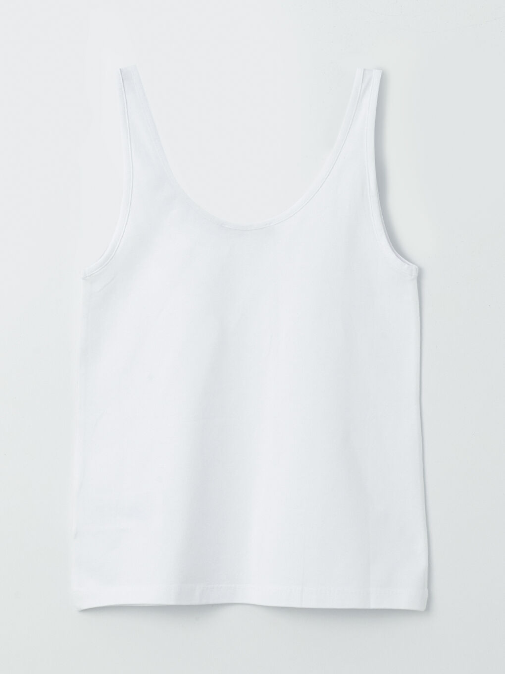 Female U-Neck Plain Singlet -S4AE11Z8-Q6K