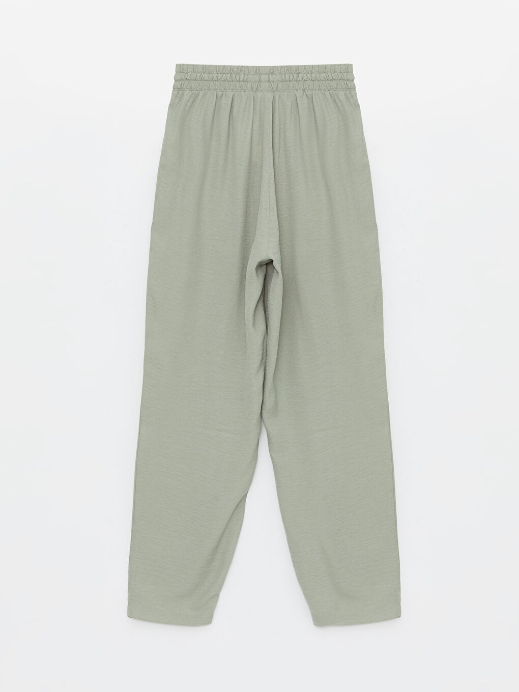 Elasticated Waist Relaxed Fit Women's Trousers -S4AE22Z8-VHK
