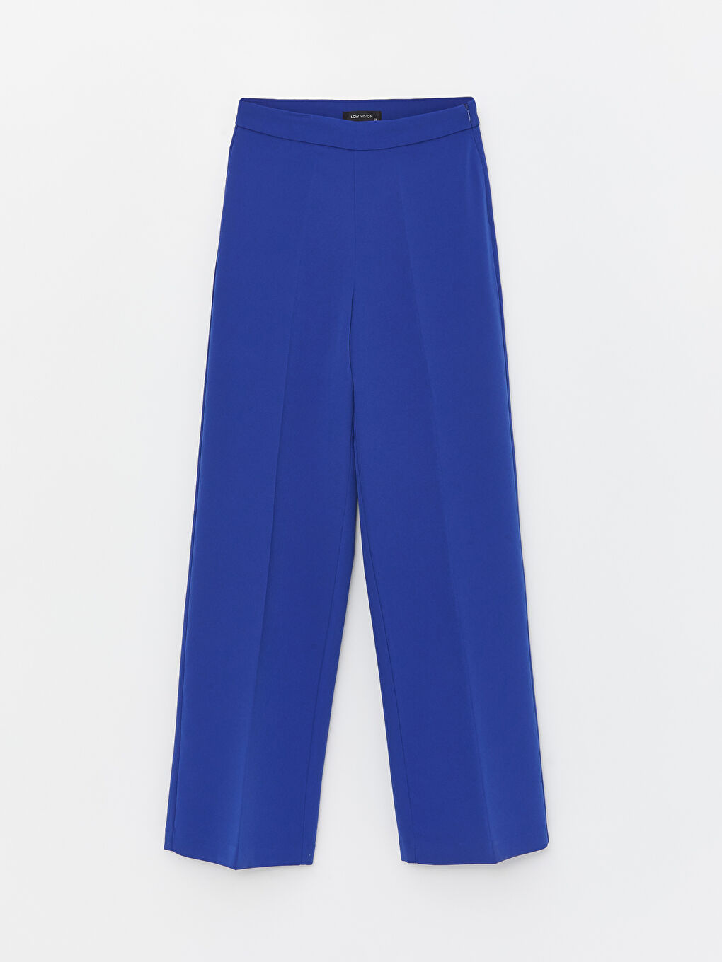Slim Fit Plain Wide Leg Women's Trousers -S4AE43Z8-V22
