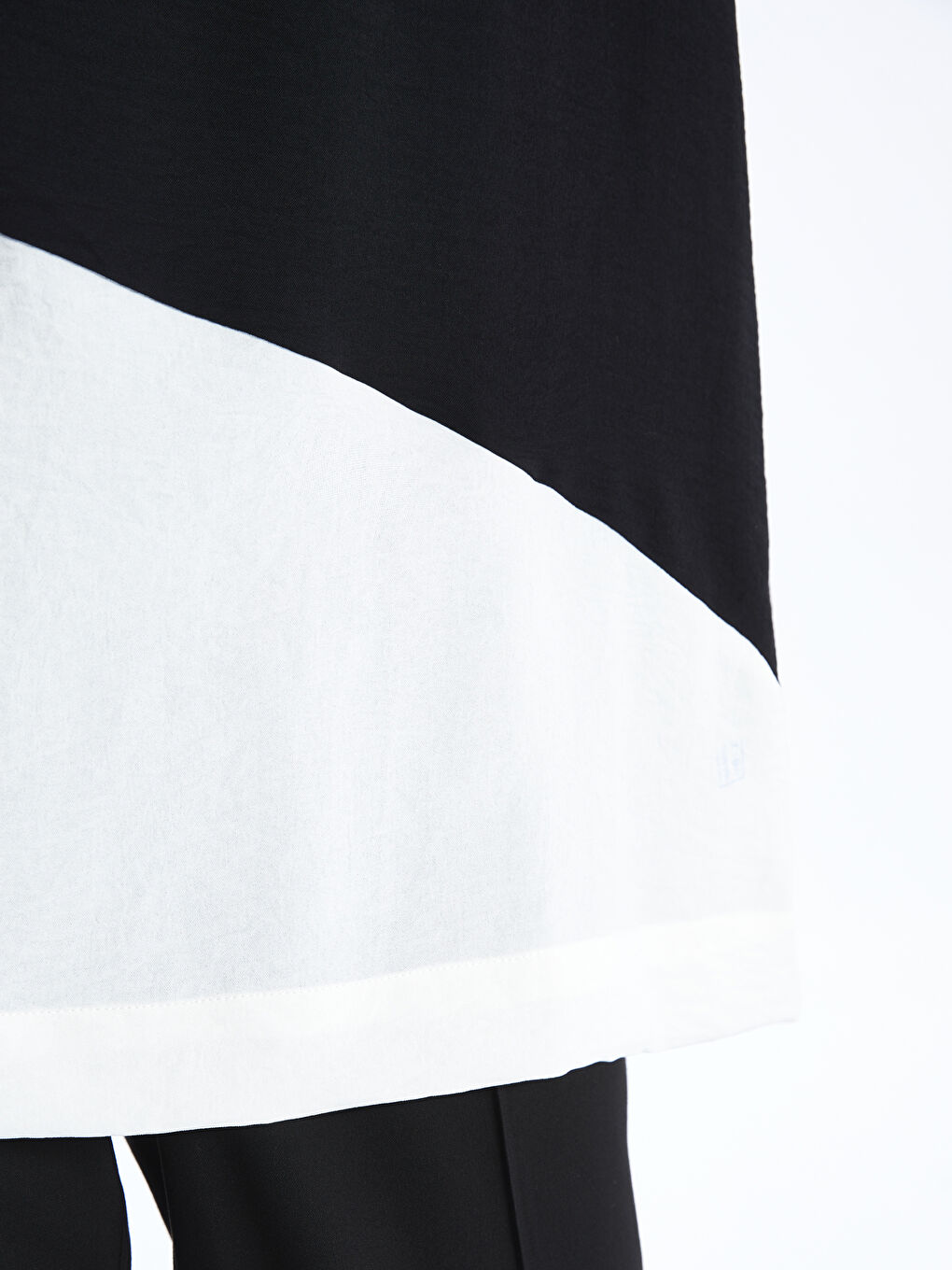 Crew Neck Color Block Women's Blouse-3