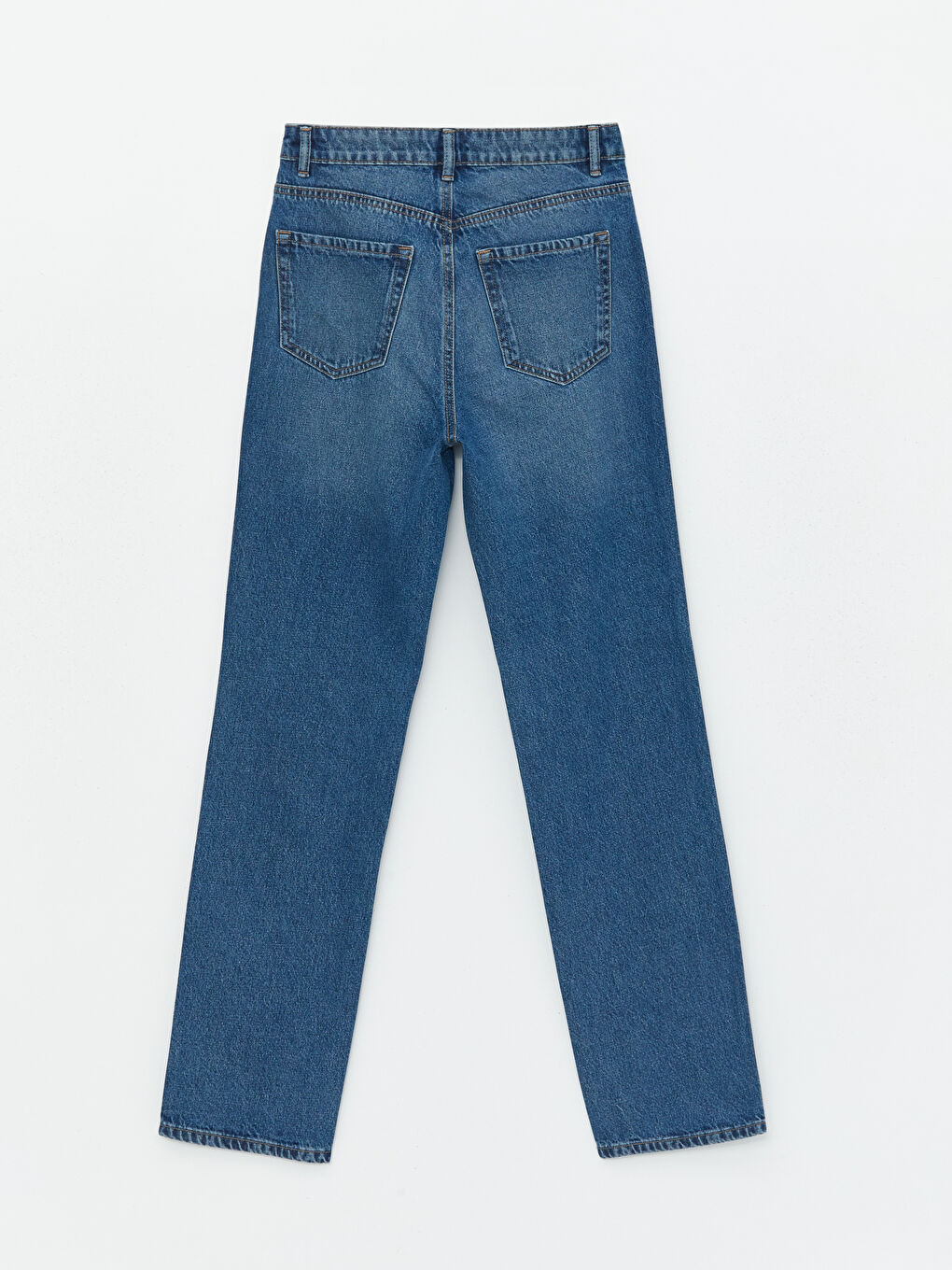 Straight Fit Ripped Detail Women's Jeans -S4AE82Z8-507