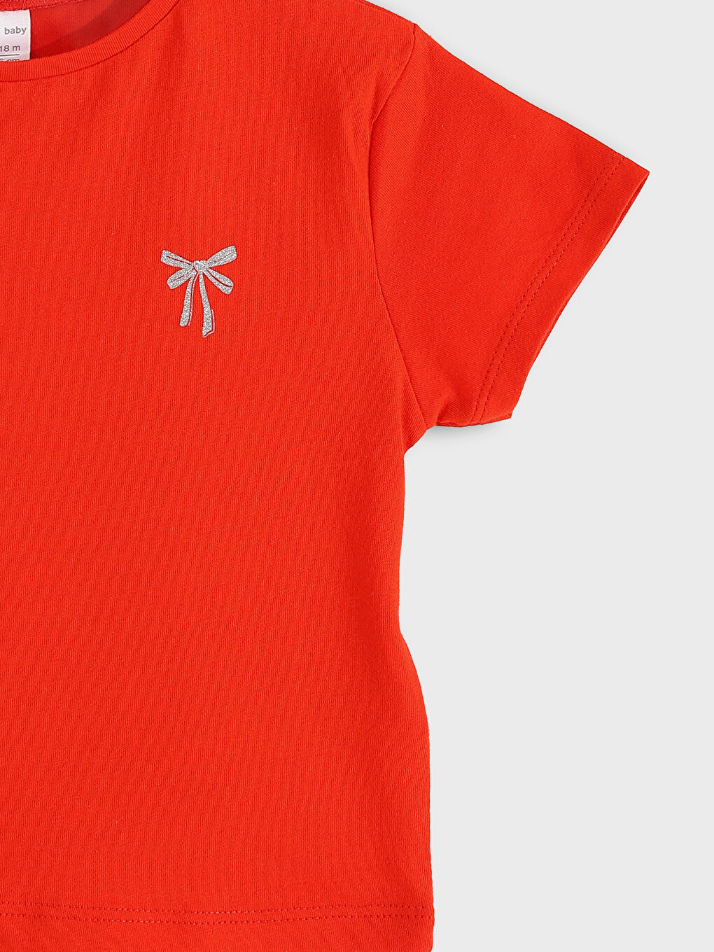 تي شيرت بناتي صغيرات كم قصير مطبوع كول مدور-2