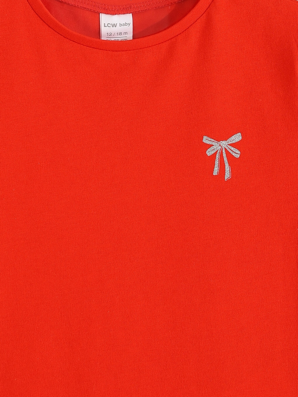 تي شيرت بناتي صغيرات كم قصير مطبوع كول مدور-3