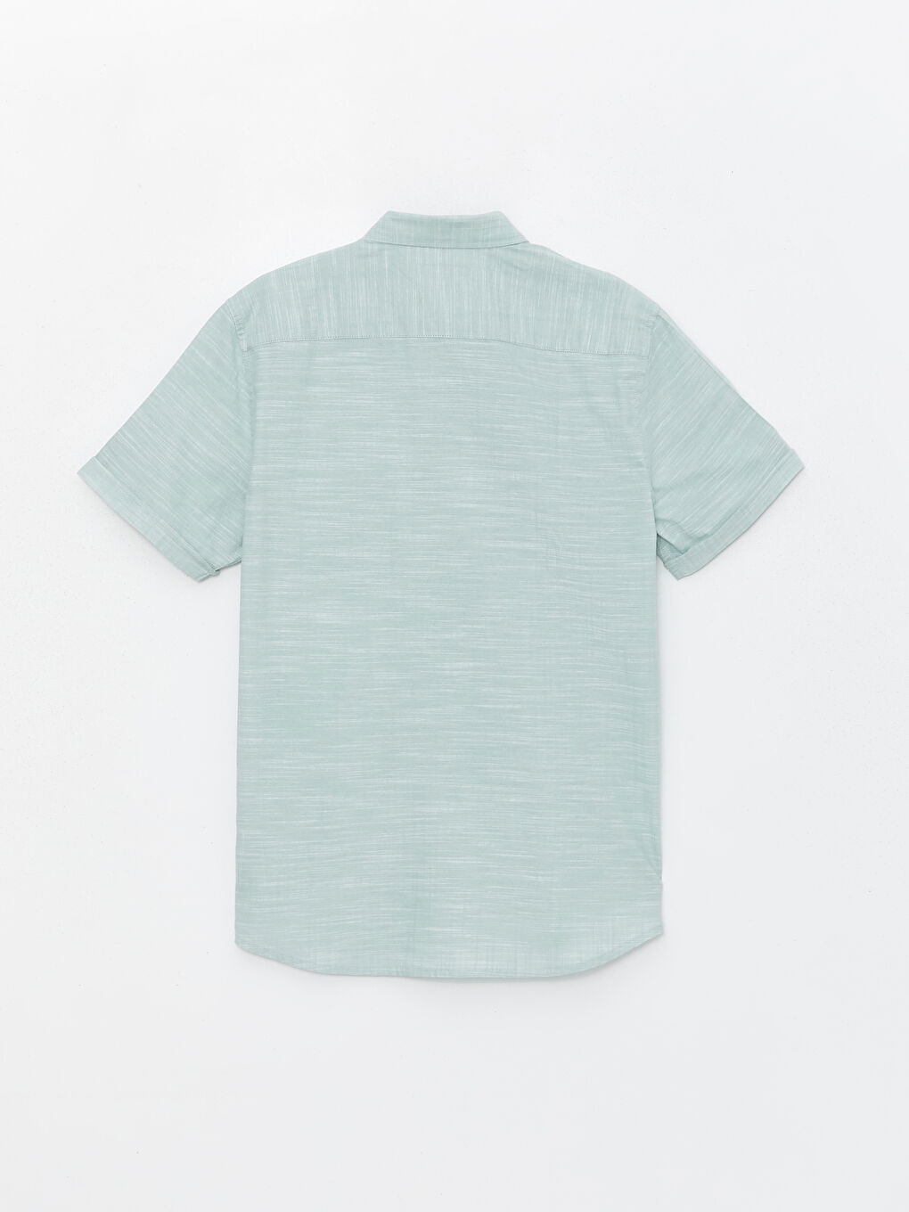 Slim Fit Short Sleeve Poplin Men's Shirt -S4AF08Z8-TYK