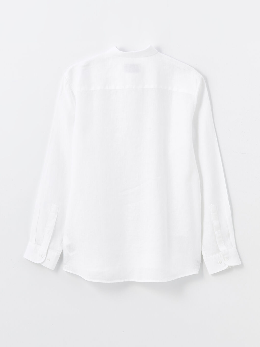 Slim Fit Long Sleeve Linen Men's Textured Shirt -S4AF15Z8-KE8