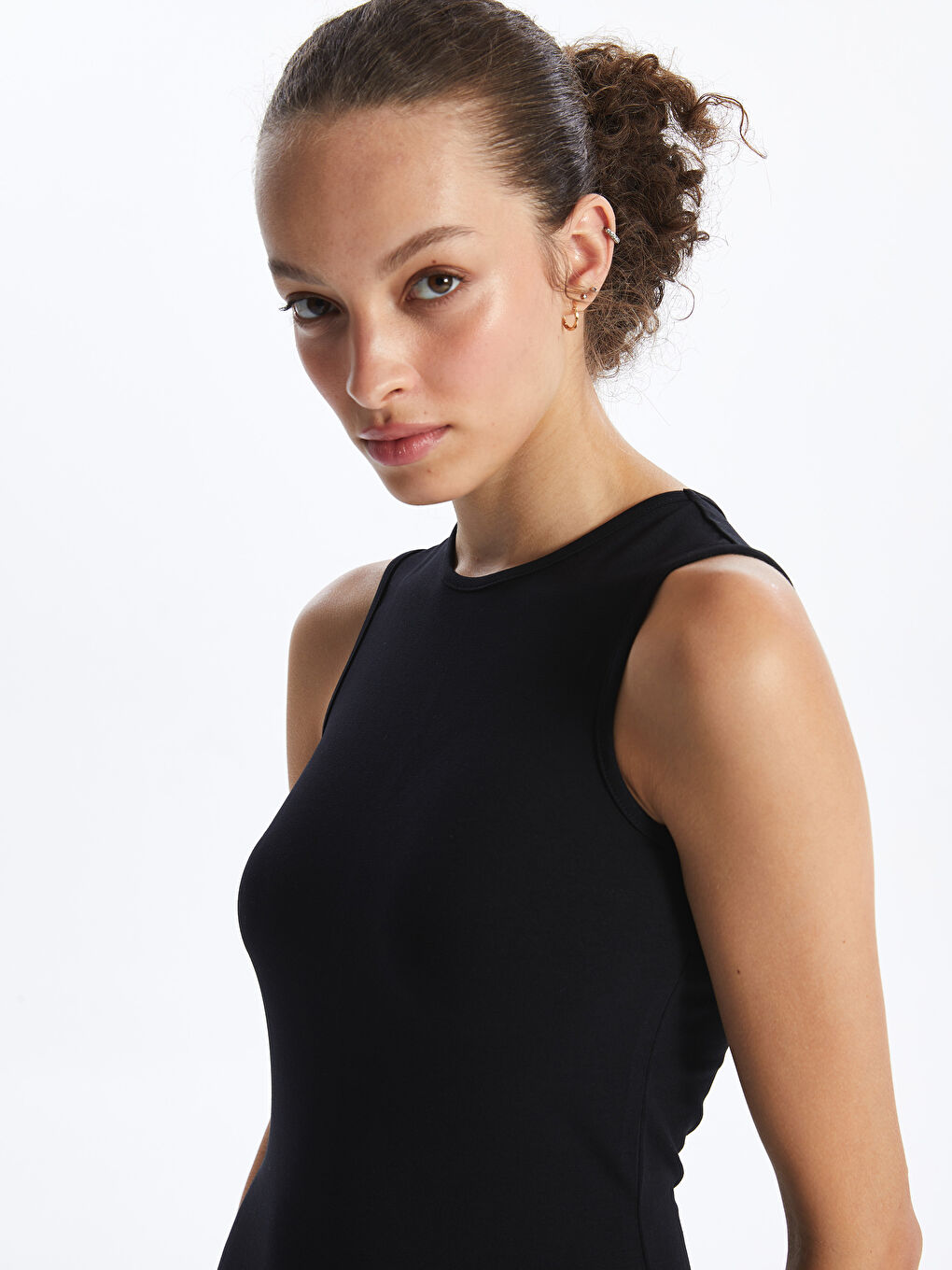 XSIDE Crew Neck Women's Bodycon Dress -S4AF51Z8-CVL
