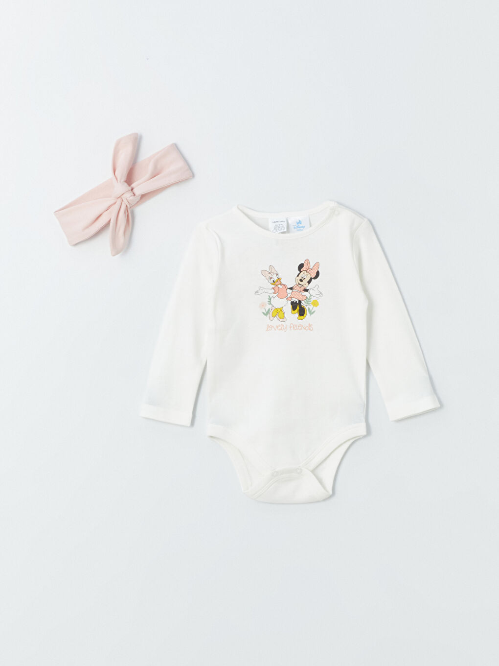 LCW baby Komplet bolničke garderobe za bebe devojčice, 3 komada (0-12 meseci sa čarapicama, 12+ meseci bez čarapica) -S4AF62Z1-FDU