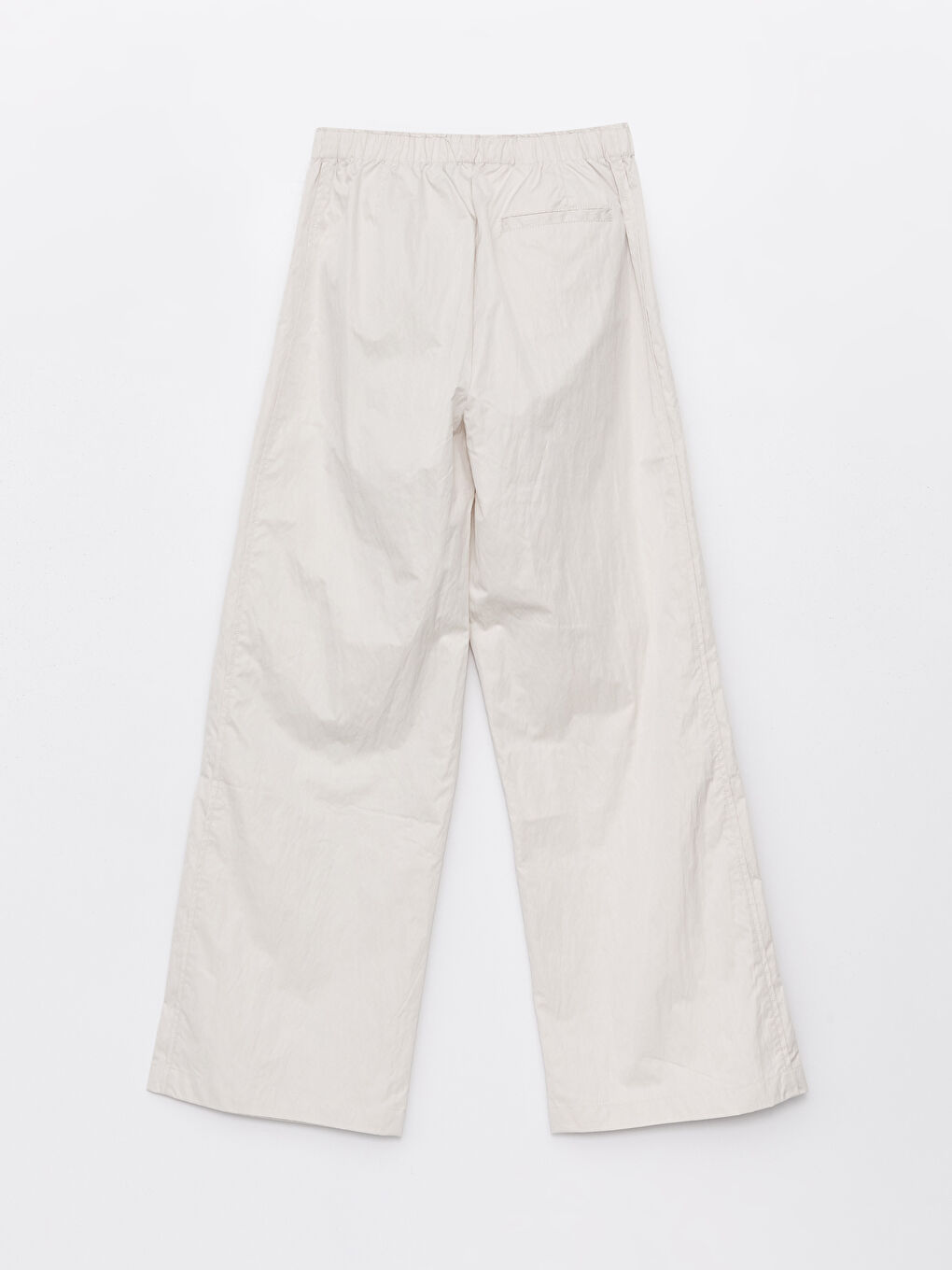 Women's Elasticated Waist Plain Parachute Trousers -S4AF88Z8-VKK