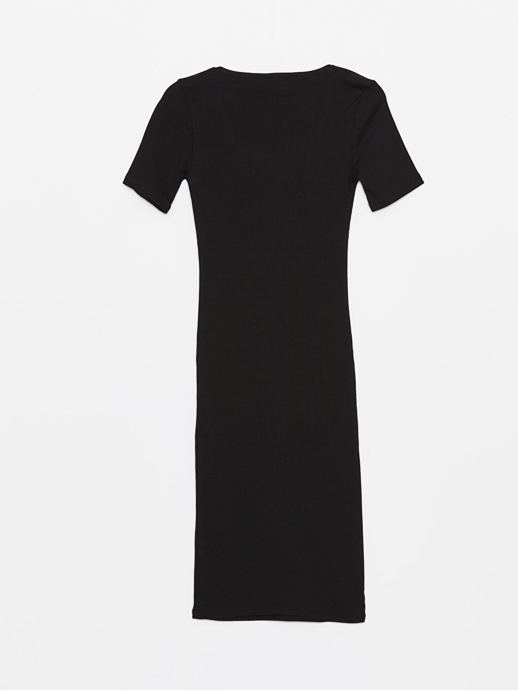 XSIDE U Neck Plain Short Sleeve Women's Bodycon Dress -S4AG33Z8-CVL
