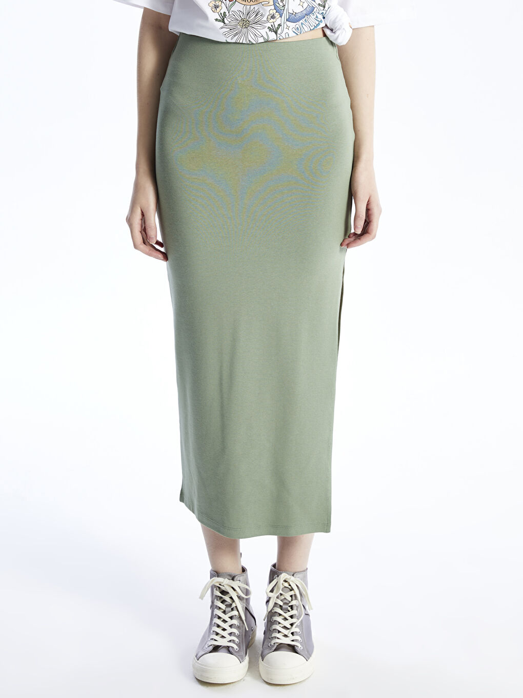 Women's Extra Tight Fit Straight Skirt -S4AG34Z8-GX7