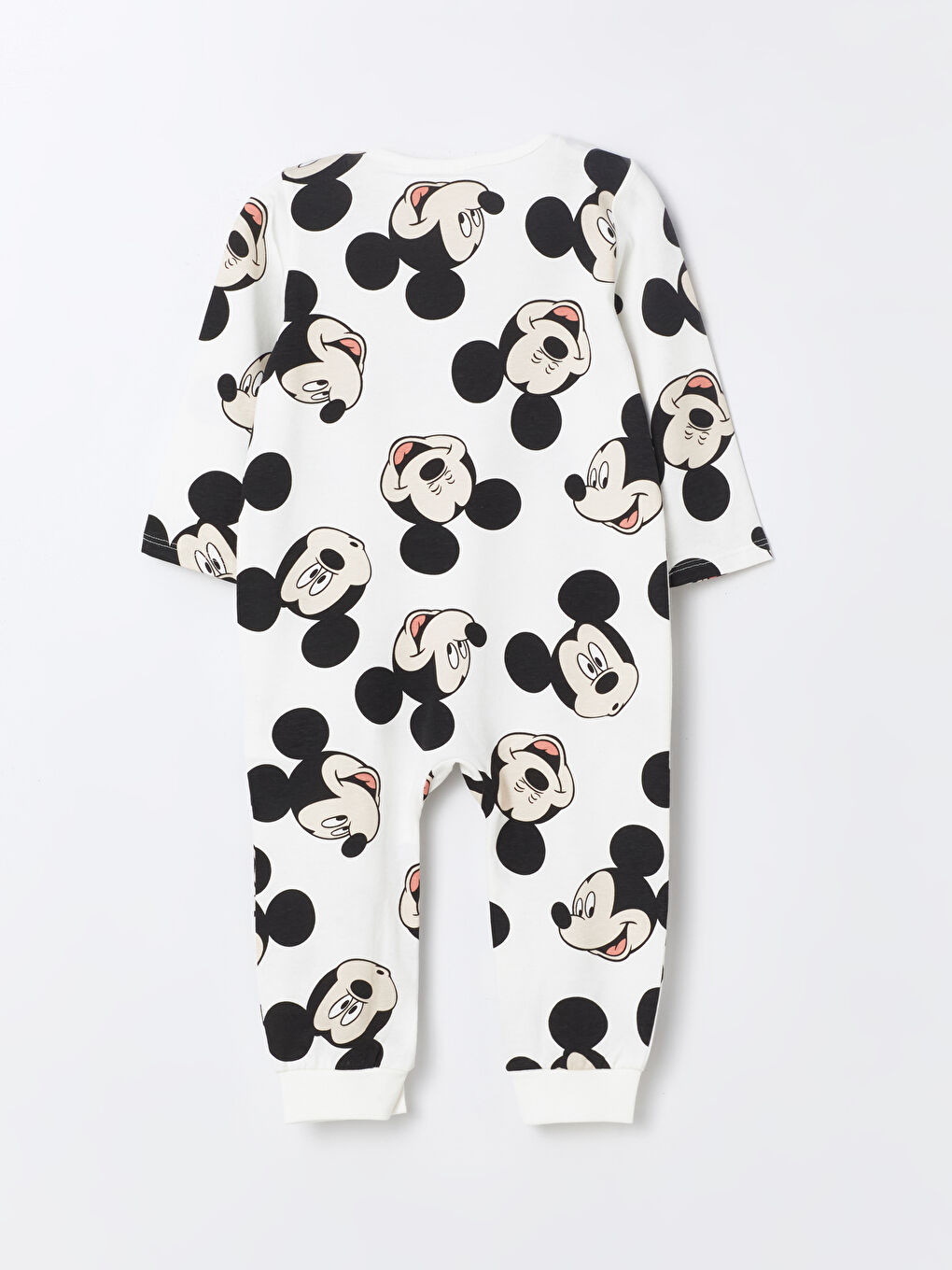 سلوبيت للأولاد الرضع بطبعة ميكي ماوس بياقة دائرية-1