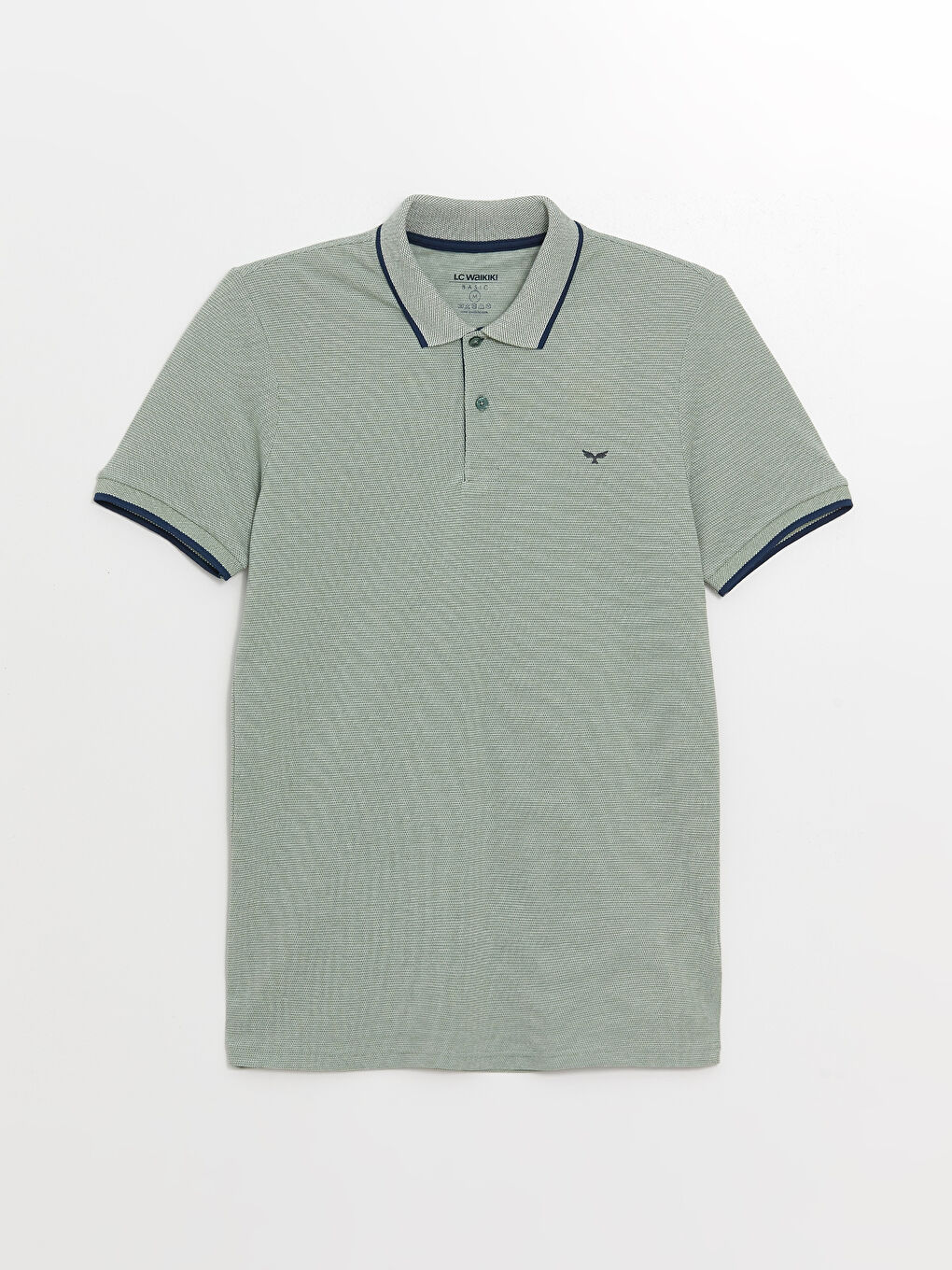 LCWAIKIKI Classic Polo Neck Short Sleeve Embroidered Men's T-Shirt -S4AG38Z8-MKD